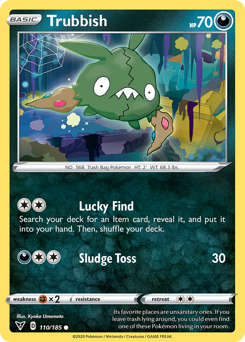 Trubbish (110/185) [Sword & Shield: Vivid Voltage] Pokémon