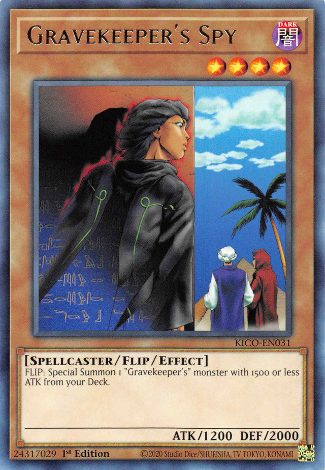 Gravekeeper's Spy [KICO-EN031] Rare Yu-Gi-Oh!