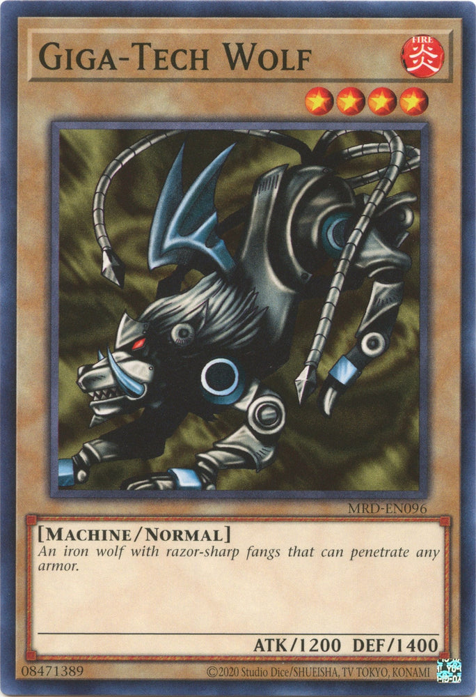 Giga-Tech Wolf (25th Anniversary) [MRD-EN096] Common Yu-Gi-Oh!