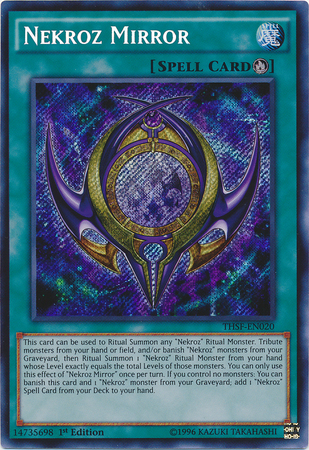 Nekroz Mirror [THSF-EN020] Secret Rare Yu-Gi-Oh!