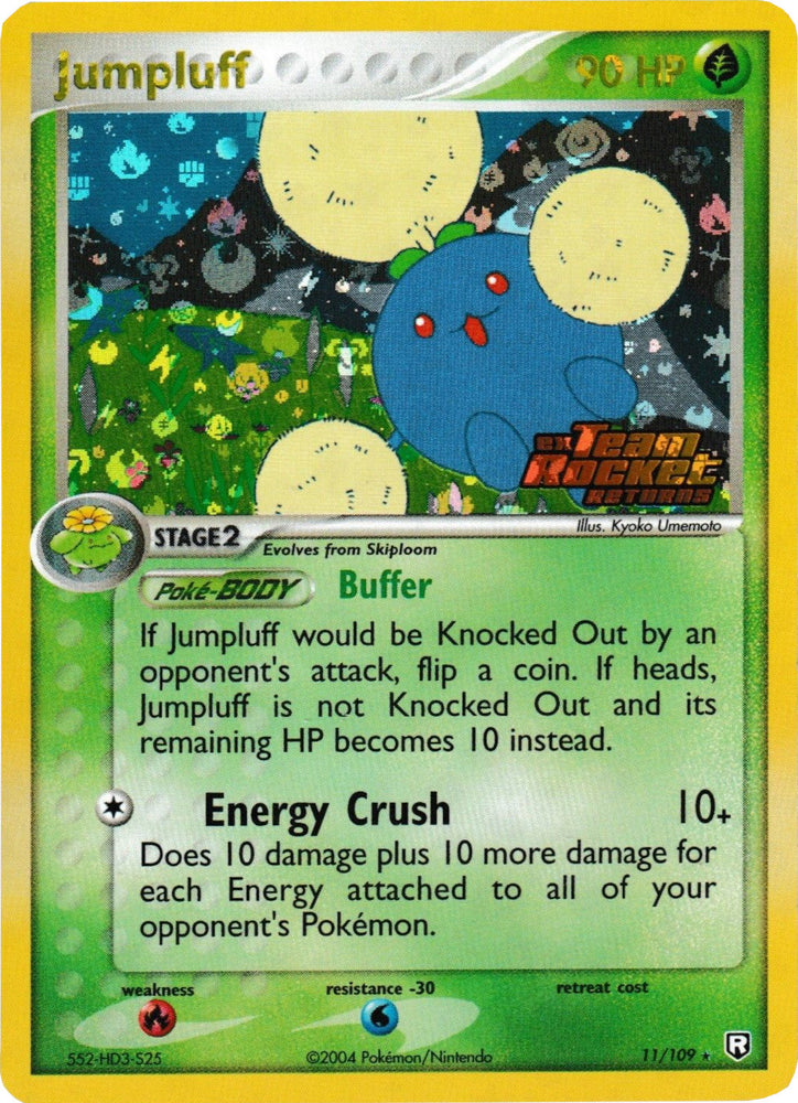 Jumpluff (11/109) (Stamped) [EX: Team Rocket Returns] Pokémon