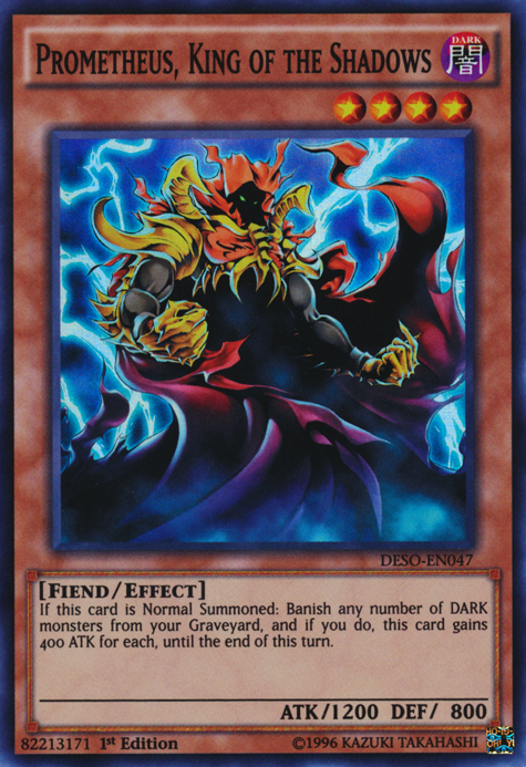 Prometheus, King of the Shadows [DESO-EN047] Super Rare Yu-Gi-Oh!