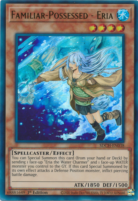 Familiar-Possessed - Eria (Alternate Art) [SDCH-EN038] Ultra Rare Yu-Gi-Oh!