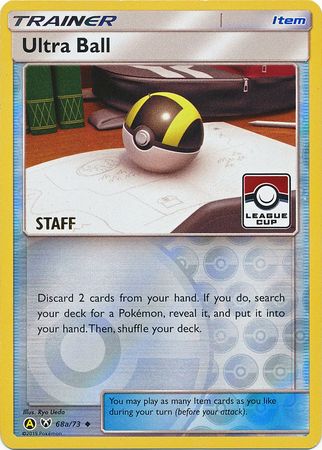 Ultra Ball (68a/73) (League Promo Staff) [Sun & Moon: Shining Legends] Pokémon