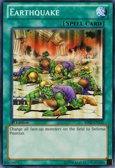 Earthquake [BP02-EN145] Mosaic Rare Yu-Gi-Oh!
