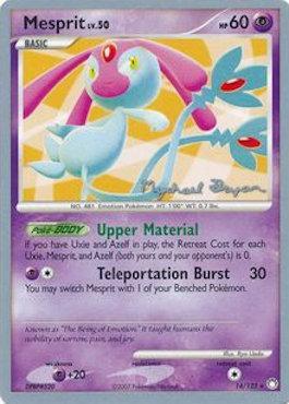 Mesprit LV.30 (14/123) (Happy Luck - Mychael Bryan) [World Championships 2010] Pokémon