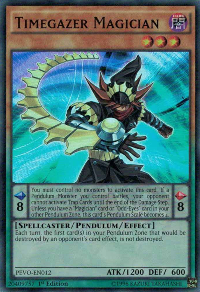 Timegazer Magician [PEVO-EN012] Super Rare Yu-Gi-Oh!