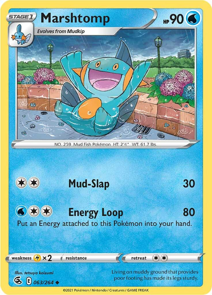 Marshtomp (063/264) [Sword & Shield: Fusion Strike] Pokémon