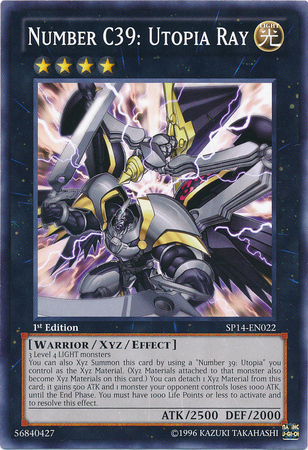 Number C39: Utopia Ray [SP14-EN022] Common Yu-Gi-Oh!