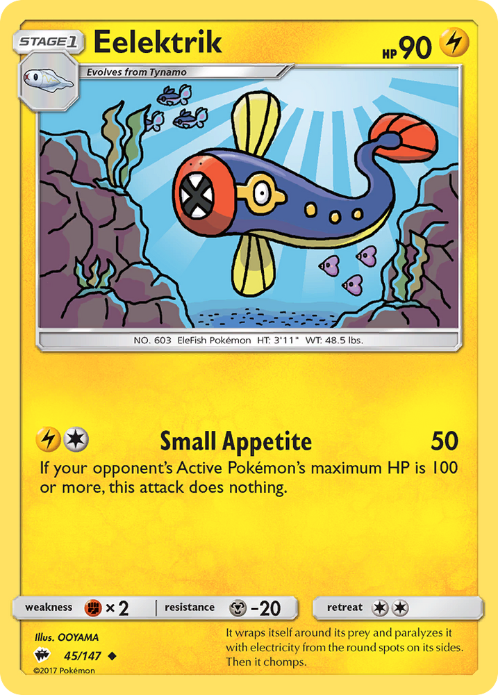 Eelektrik (45/147) [Sun & Moon: Burning Shadows] Pokémon