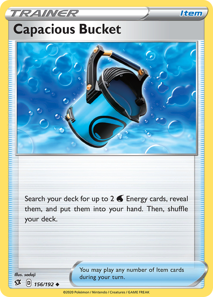 Capacious Bucket (156/192) [Sword & Shield: Rebel Clash] Pokémon