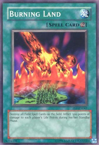 Burning Land [PSV-EN061] Common Yu-Gi-Oh!