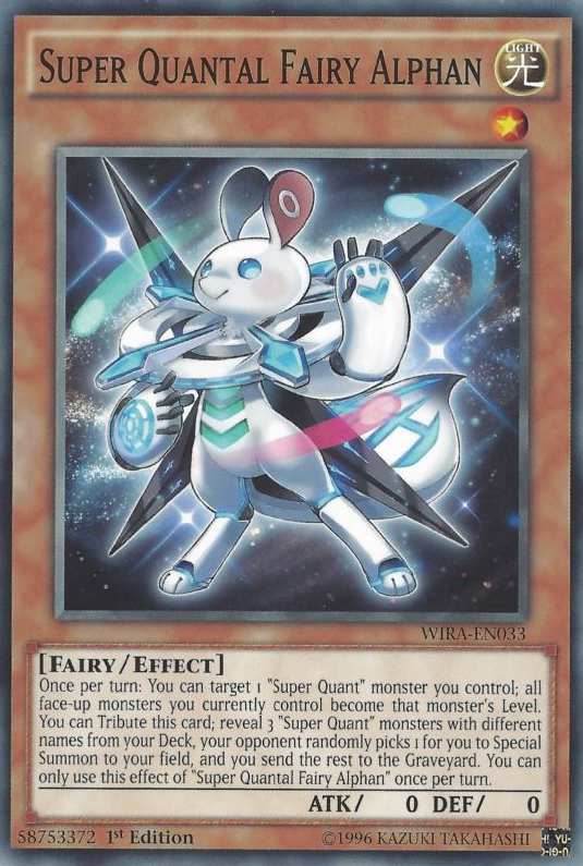 Super Quantal Fairy Alphan [WIRA-EN033] Common Yu-Gi-Oh!