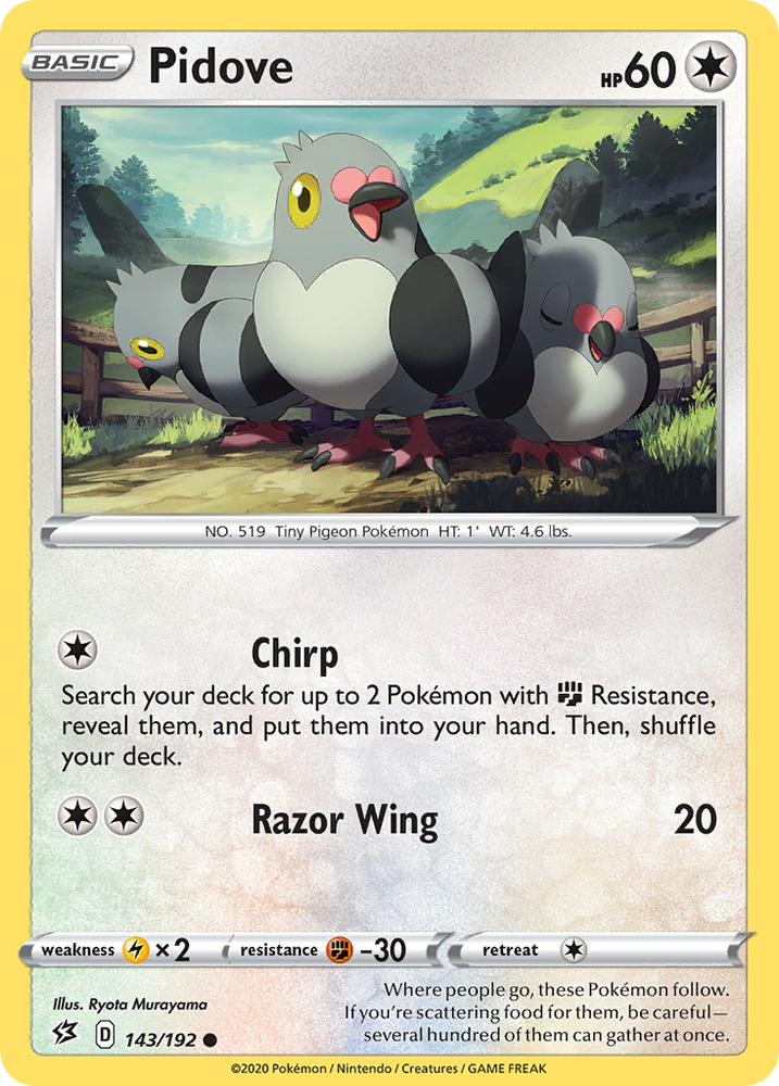 Pidove (143/192) [Sword & Shield: Rebel Clash] Pokémon