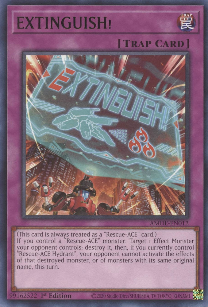 EXTINGUISH! [AMDE-EN012] Rare Yu-Gi-Oh!