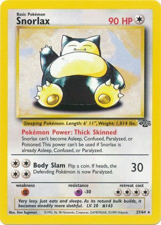Snorlax (27/64) [Jungle Unlimited] Pokémon