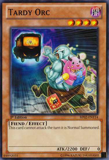 Tardy Orc [BP02-EN114] Mosaic Rare Yu-Gi-Oh!