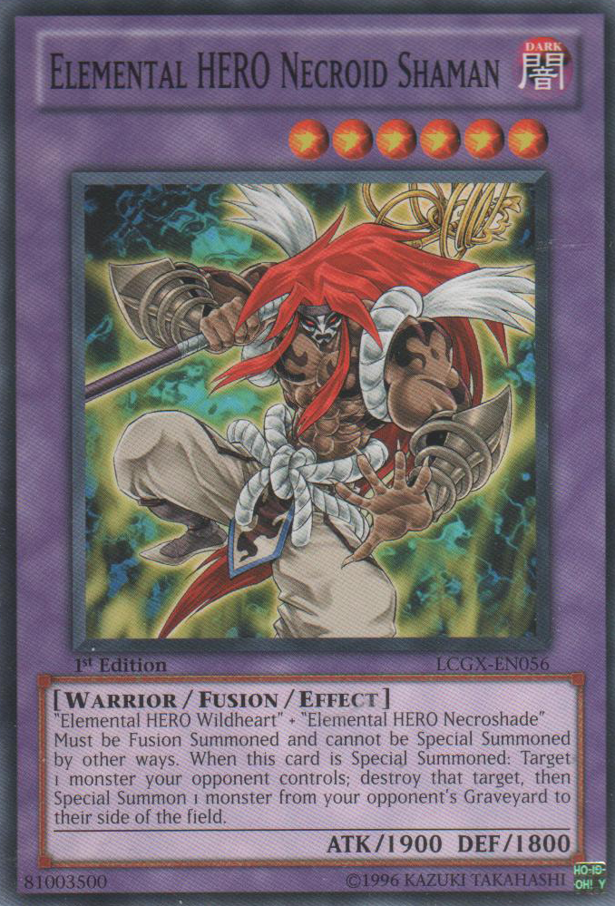 Elemental HERO Necroid Shaman [LCGX-EN056] Common Yu-Gi-Oh!