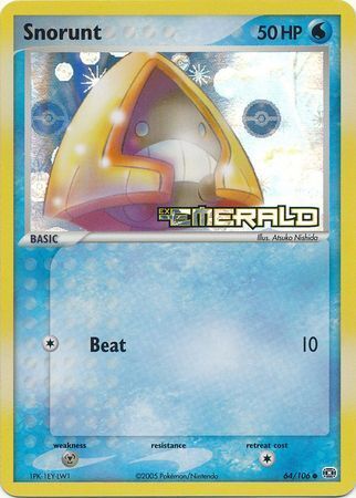 Snorunt (64/106) (Stamped) [EX: Emerald] Pokémon