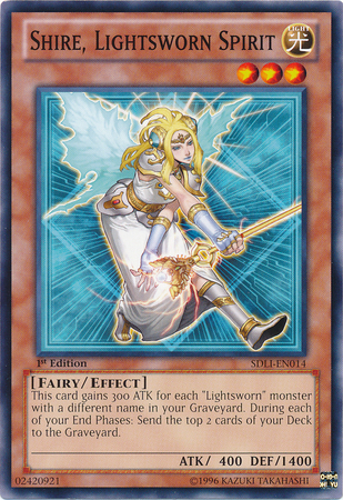 Shire, Lightsworn Spirit [SDLI-EN014] Common Yu-Gi-Oh!