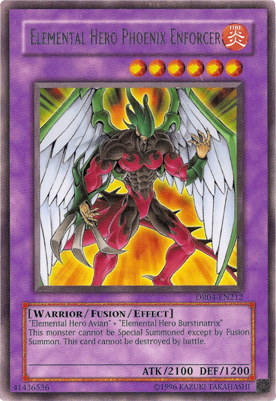 Elemental Hero Phoenix Enforcer [DR04-EN212] Rare Yu-Gi-Oh!