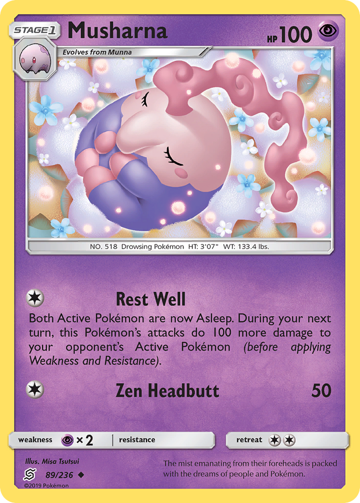 Musharna (89/236) [Sun & Moon: Unified Minds] Pokémon