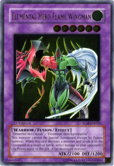 Elemental Hero Flame Wingman [TLM-EN035] Ultimate Rare Yu-Gi-Oh!