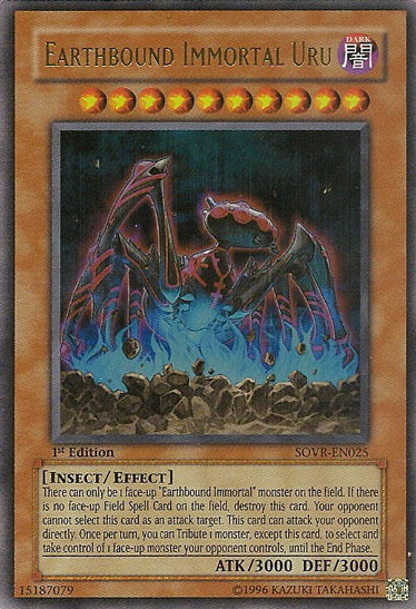 Earthbound Immortal Uru [SOVR-EN025] Ultimate Rare Yu-Gi-Oh!
