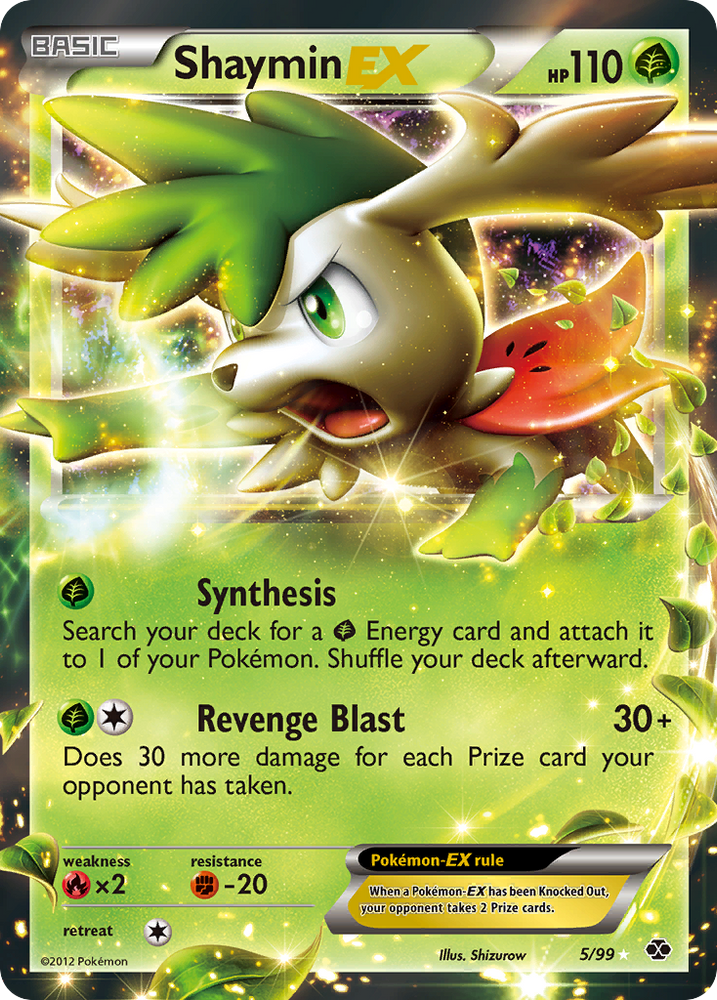 Shaymin EX (5/99) [Black & White: Next Destinies] Pokémon