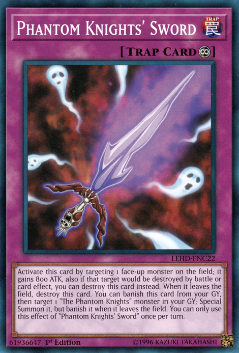 Phantom Knights' Sword [LEHD-ENC22] Common Yu-Gi-Oh!