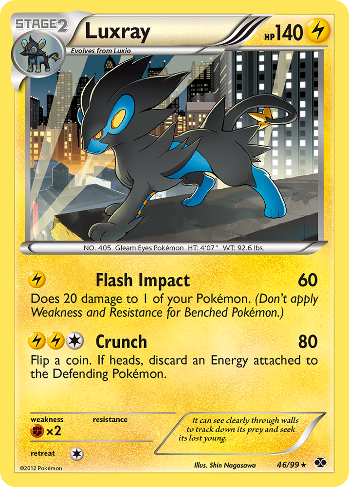 Luxray (46/99) [Black & White: Next Destinies] Pokémon