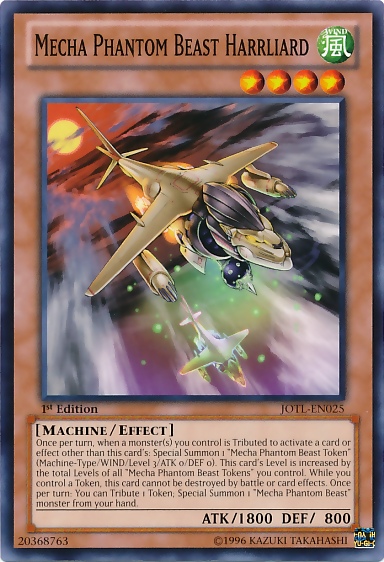 Mecha Phantom Beast Harrliard [JOTL-EN025] Common Yu-Gi-Oh!