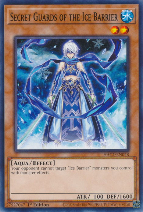 Secret Guards of the Ice Barrier [HAC1-EN048] Common Yu-Gi-Oh!