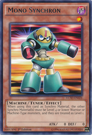 Mono Synchron [LC5D-EN026] Rare Yu-Gi-Oh!