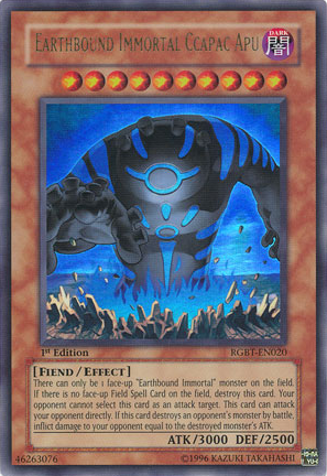 Earthbound Immortal Ccapac Apu [RGBT-EN020] Ultra Rare Yu-Gi-Oh!