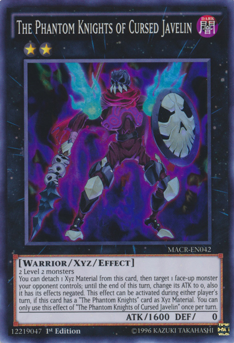 The Phantom Knights of Cursed Javelin [MACR-EN042] Super Rare