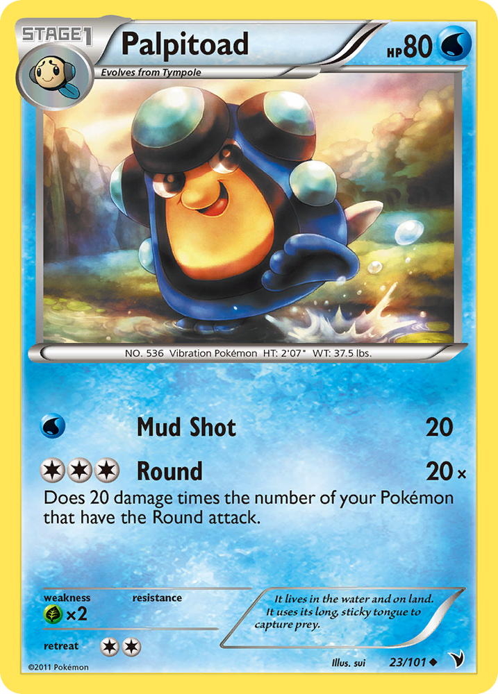 Palpitoad (23/101) [Black & White: Noble Victories] Pokémon