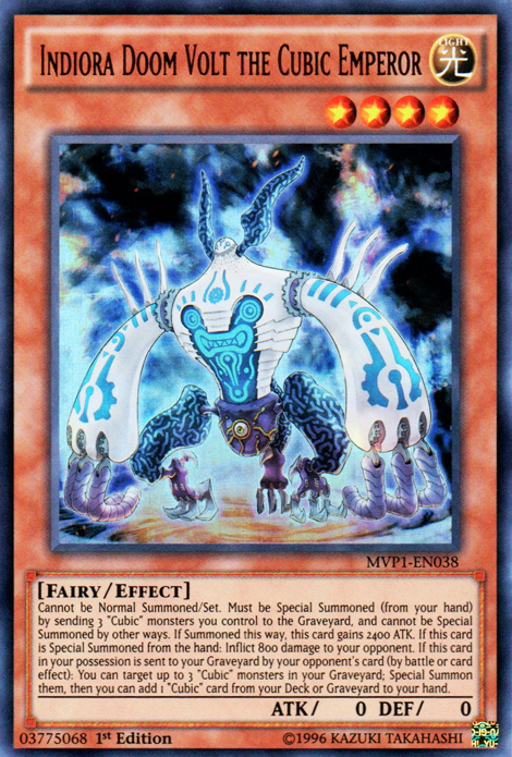 Indiora Doom Volt the Cubic Emperor [MVP1-EN038] Ultra Rare Yu-Gi-Oh!