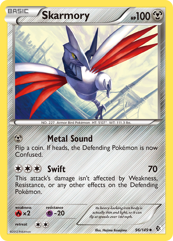Skarmory (96/149) [Black & White: Boundaries Crossed] Pokémon