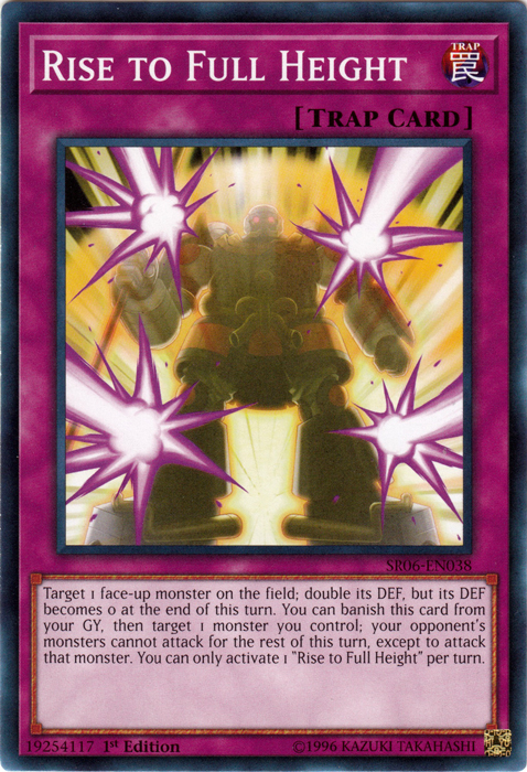 Rise to Full Height [SR06-EN038] Common Yu-Gi-Oh!