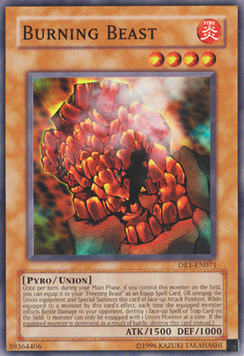 Burning Beast [DR1-EN071] Common Yu-Gi-Oh!