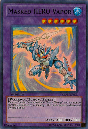 Masked Hero Vapor [GENF-EN095] Super Rare Yu-Gi-Oh!