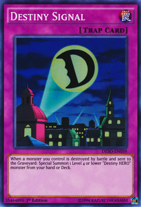 Destiny Signal [DESO-EN059] Super Rare Yu-Gi-Oh!