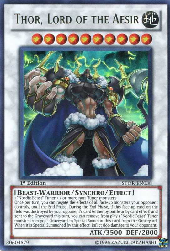 Thor, Lord of the Aesir [STOR-EN038] Ultra Rare Yu-Gi-Oh!