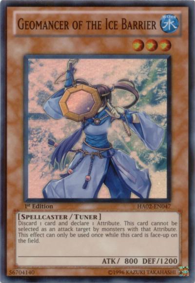 Geomancer of the Ice Barrier [HA02-EN047] Super Rare Yu-Gi-Oh!