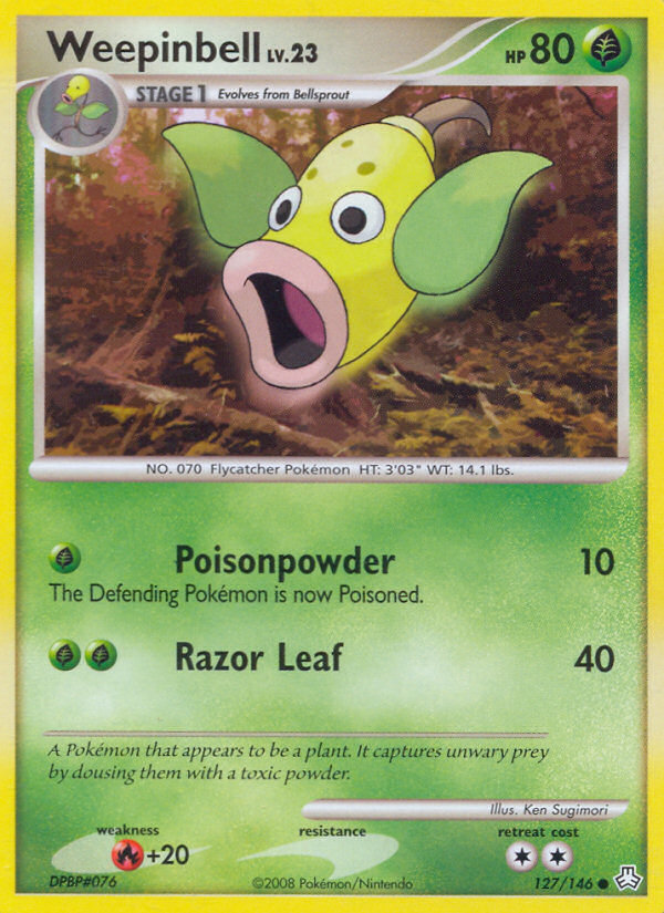 Weepinbell (127/146) [Diamond & Pearl: Legends Awakened] Pokémon