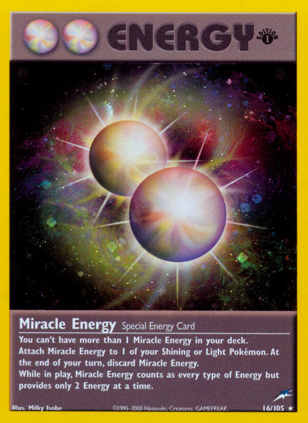 Miracle Energy (16/105) [Neo Destiny 1st Edition] Pokémon