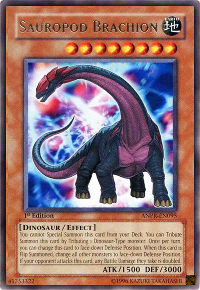 Sauropod Brachion [ANPR-EN095] Rare Yu-Gi-Oh!
