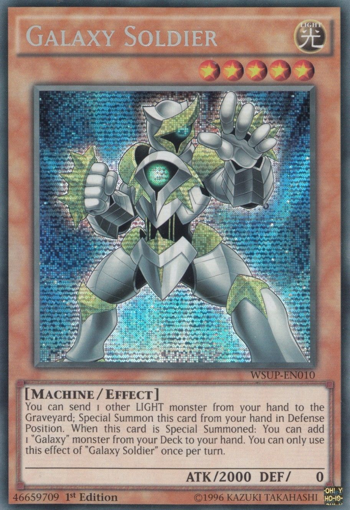 Galaxy Soldier [WSUP-EN010] Secret Rare Yu-Gi-Oh!