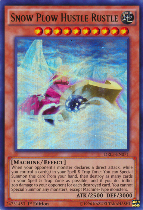 Snow Plow Hustle Rustle [DRL3-EN071] Ultra Rare Yu-Gi-Oh!